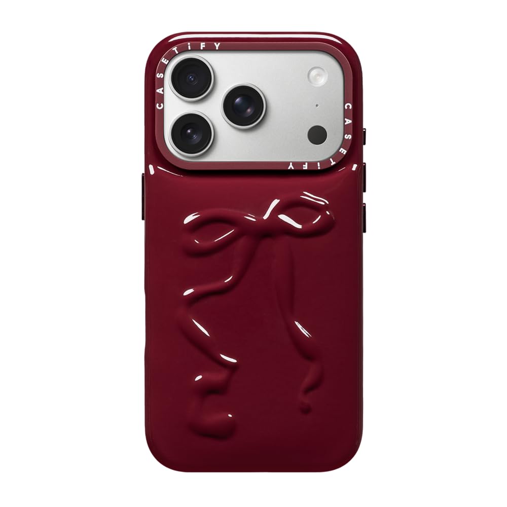 Amazon.co.jp: CASETiFY ピロー iPhone 17 Pro ケース - ルビー レッド